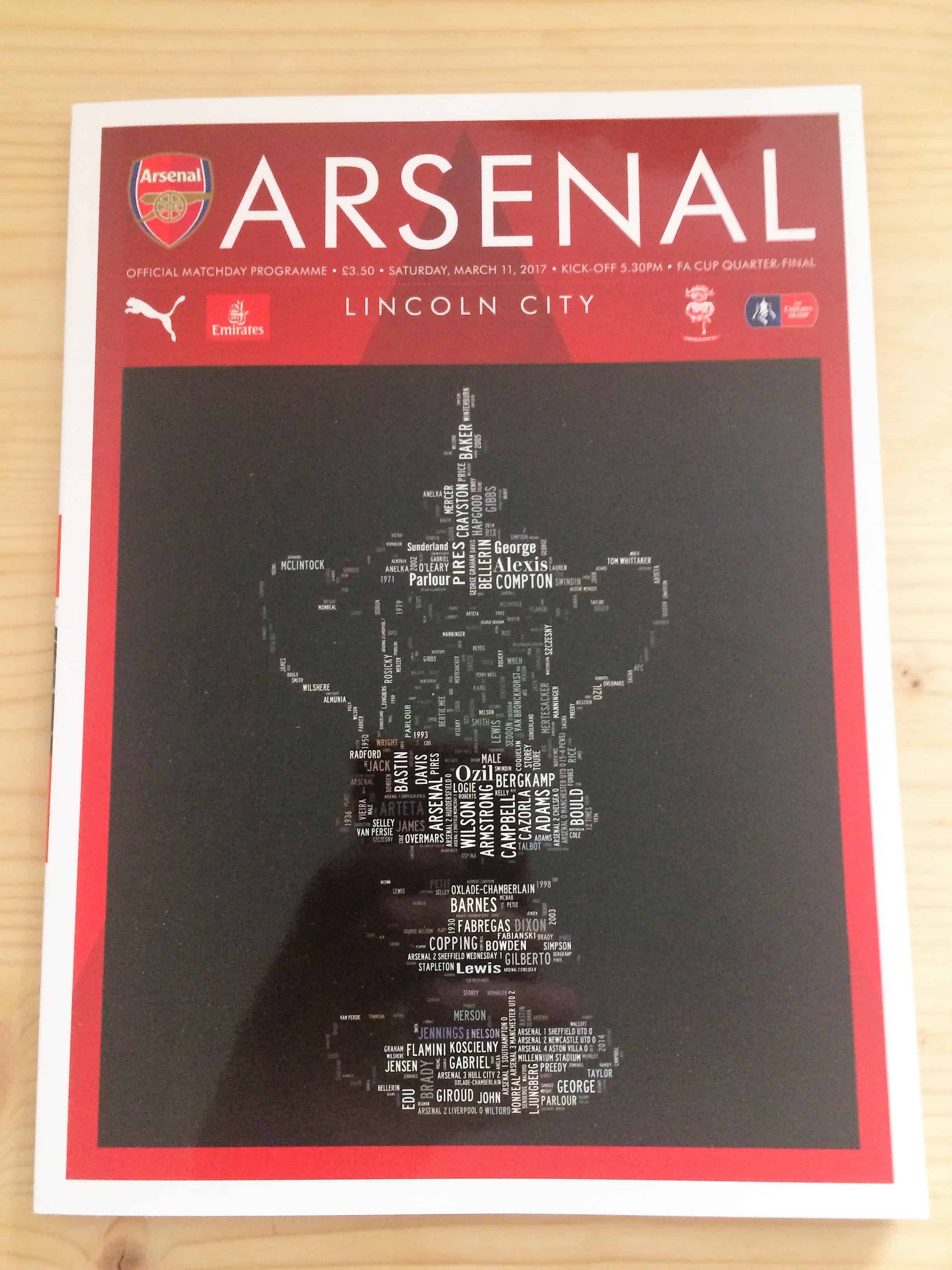 Arsenal FC v Lincoln City FC